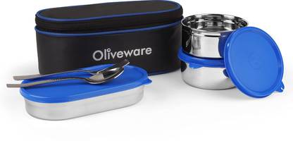 Oliveware Lunch Box | 3 Containers 3 Containers Lunch Box