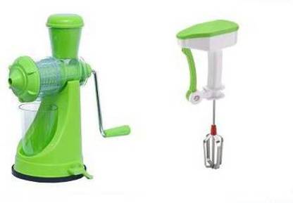 VVG TRADERS big juicer machine with power free hand blender Combo of All in One Fruit and Vegetable Juicer with power free Hand Blender Kitchen Tool Set Kitchen Tool Set