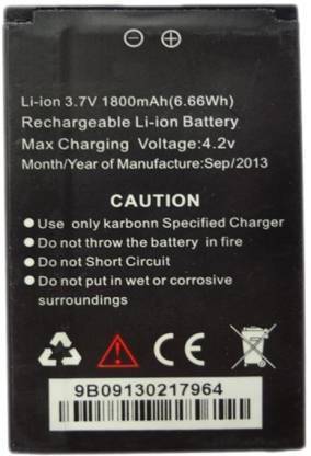 Moby Fuse Mobile Battery For  Karbonn k9 KEYPAD