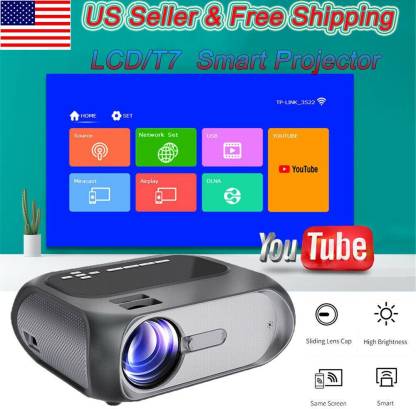 UNIC 1800 lm LED Corded Portable Projector