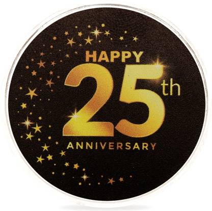 Osasbazaar Printed Silver Coin 25th Anniversary Silver Coin