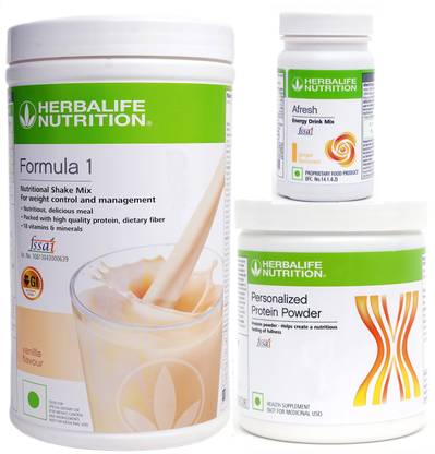 Herbalife Nutrition FORMULA -1 VENILA ,PP-200,AFRESH (GENGER) KIT OF WEIGHT LOOS Nutrition Bars