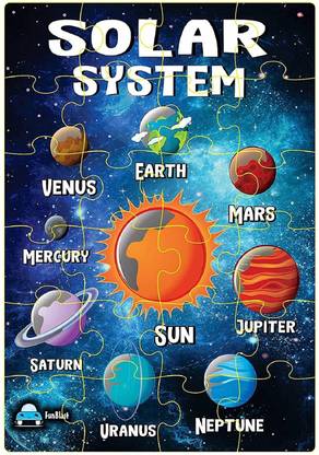 FunBlast Solar System Jigsaw Puzzle for Kids Jigsaw Puzzle for 3+ Years Kids | Learning Aid for Kids