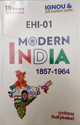 IGNOU EHI-1 (Modern India 1857-1964) English Medium