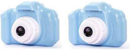 Tiny Tales Kids Digital Camera, Web Camera for Computer Child Video Recorder Camera Full HD 1080P Handy Portable Camera 2.0 Screen, with Inbuilt Games for Kids Instant Camera (Bule) (Pack of 2) Point & Shoot Camera