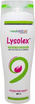 medilexicon Lysolex Anti Dandruff Shampoo with Tea Tree Oil & Vitamin E, 100ml