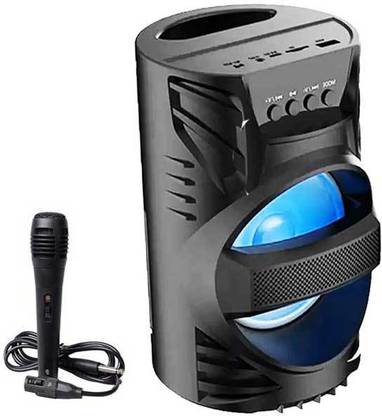 BAGATELLE Hi Collection Mp3 3D Ultra Sound Portable Led Light subwoofer sound system with DJ light Carry Handle-Travel MP3 Player