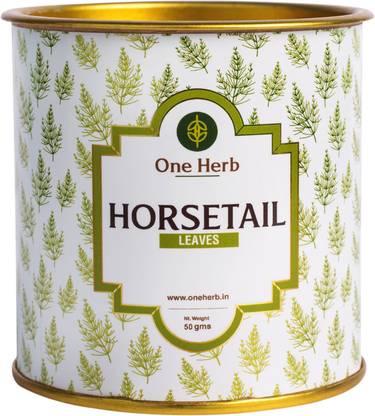 one herb Horsetail Herbal Tea Leaves 50g for Bones, Kidney Cleanse and Improves Hair & Skin Health Herbal Tea Tin