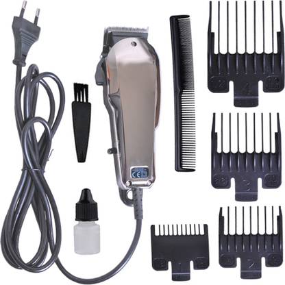 SDMS Pro Adjustable Electric Trimmer Hair Clipper Haircut Shaver Hair Cutting For Men Hair Clipper Corded Clipper Beard Trimmer Trimmer 0 min  Runtime 4 Length Settings