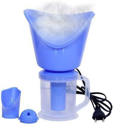okridge Steam inhaler Vaporizer Facial Steamer for Deep Face Cleaning Steamer for Cough & Cold, winter Vaporizer Vaporizer (Blue) Vaporizer