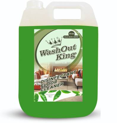 Wash Out King Super Clean Double Power Disinfectant Floor Cleaner-Cleans & Shine your Floor-NEEM (10L) Neem