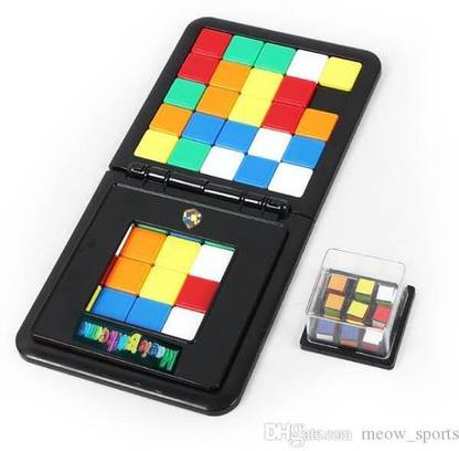 RCHENTERPRISE Racing Cube Game,Magic Block Paced Square Shifting Game for Kids 3D Cube Puzzle Blocks Interactive Race Board Game. Educational Board Games