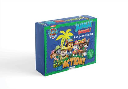Nickelodeon Paw Patrol - Jungle Patrol! : Fun Learning Set (With Wipe And Clean Mats, Coloring Sheets, Stickers, Appreciation Certificate And Pen)