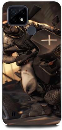 INTELLIZE Back Cover for Realme C20 RMX3061 PUBG, GAME, CHASE