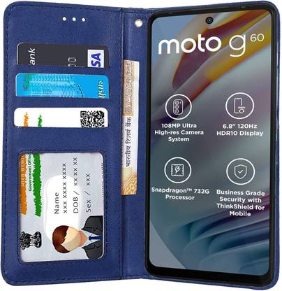 Unistuff Flip Cover for Motorola G40 Fusion, Moto G40 Fusion, Motorola Moto G40 Fusion, Motorola G60, Moto G60, Motorola Moto G60