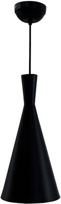 KrazyLights Black Cone Hanging Light For Home Decor (Black, No Bulbs Provided) Pendant Lamp Ceiling Lamp