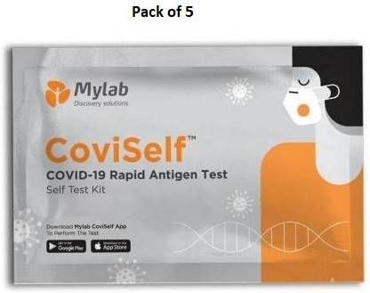 Mylab CoviSelf COVID-19 Rapid pack of 5 Antigen Self Test Kit