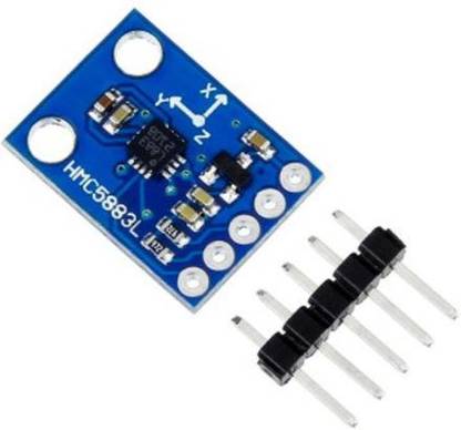 Indian Hobby Center HW-127 / GY-127 HMC5883L 3-axis Electronic Compass Module Magnetic Field Sensor – Original Chip Electronic Components Electronic Hobby Kit