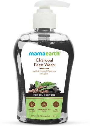 Mamaearth Charcoal  with Activated Charcoal & Coffee for Oil Control Face Wash