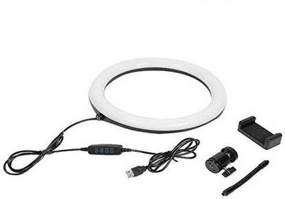 Klat Su Big Selfie Light Flash {MX Taka-Tak,Jos,Moj} Value For Money 10 Inches Big LED Selfie Ring Light for Smartphone FOR Photography, Videography, Live Makeup ,Video Calling Multipurpose {Only Big Selfie Light Not Include Ring Flash