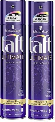 TAFT Ultimate Hair Lacquer Ultimately Strong 6, 250 ml (PACK OF 2)_4 Hair Spray