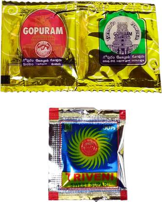 Epoojacart Pasupu Kumkuma and Vakka for Thambulam, Poojas and Homas (50 pcs set each)