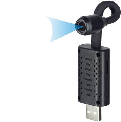 JRONJ HD USB WiFi Mini Flexi Neck Camera 100° Wide-View-Angle Live View on Mobile App Spy Camera