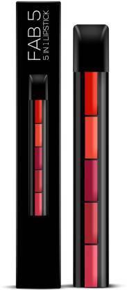 BORCHERON Fab 5 Matte 5 Step Lipstick 5 in 1 Nude Shade (Nude, 8 g)