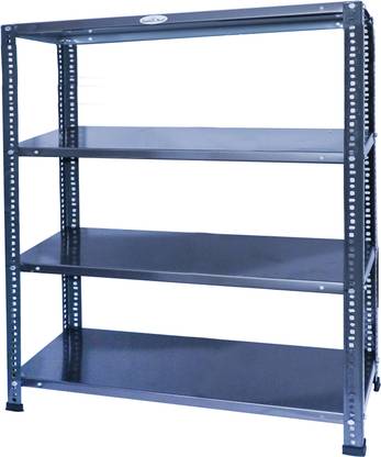 Babbar steel Multipurpose Storage Rack for Shoes, Clothes, Books ad Utility 22 Gauge (Color-Steel Grey) Luggage Rack