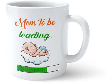 Ashani creation mom to be Printed Pregnancy Gift for Pregnant Wife, Sister, Women Ceramic Coffee Mug