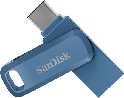 SanDisk Dual Drive Go 128 GB OTG Drive  (Blue, Type A to Type C) at Rs. 799