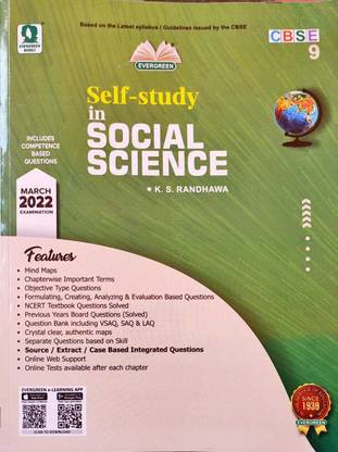 Evergreen Self Study Social Science Class 9 2022