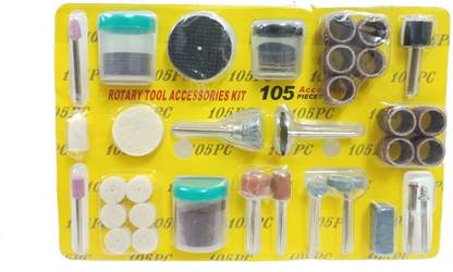 AD TOOLS Rotary Tool Kit with 105 pcs accessories grinds for cutting ADT-30 Rotary Tool