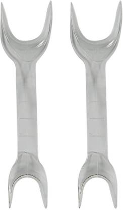 Dentosmile Double Ended / Dental Double Sided, Small / Pedo Cheek Retractor in Clear Color (2) Hand Held Retractor