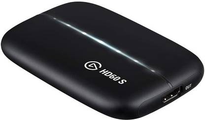 Elgato HD60 S Capture Card 1080p 60 Capture, Zero-Lag Passthrough, Ultra-Low Latency, PS5, PS4, Xbox Series X/S, Xbox One, Nintendo Switch, USB 3.0 (1GC109901004) TV Tuner Card