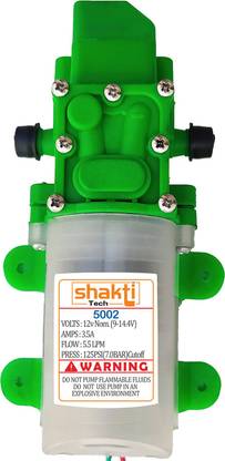 Shakti Tech Agriculture Battery Sprayer Motor Pump 12V DC Diaphragm High Performance Water Pump 125 PSI Diaphragm Water Pump