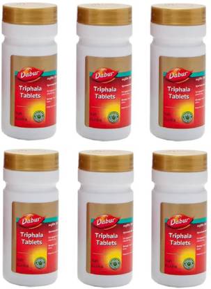 Dabur Triphala 60 tablets ( pack of 6 )