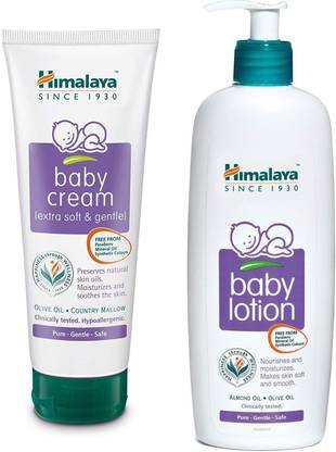 HIMALAYA Baby Cream 200 GM, Body Lotion 400 ML