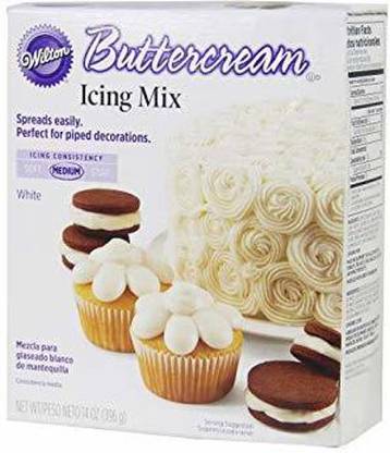 Wilton Butter Cream Icing Mix, Icing