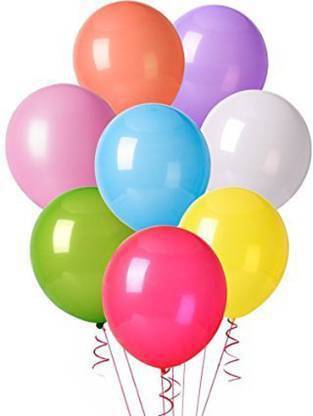 MADHUR Solid Assorted Baloons 9 INCH,75 COLOURFUL PIECES Balloon