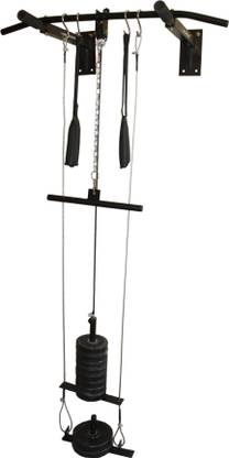 Magic Home Gym Pull up bar with lat pulley- antiswing cable Pull-up Bar