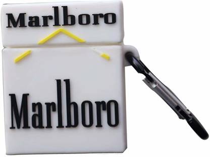 KHR Front & Back Case for Apple Airpods 1 & 2 Silicon Cover (Marlboro Case Shape)