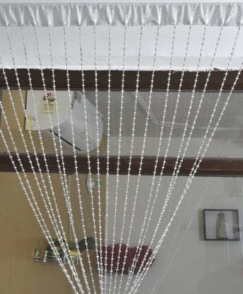 Radhey Radhey Decor 213 cm (7 ft) PVC Transparent Door Curtain Single Curtain
