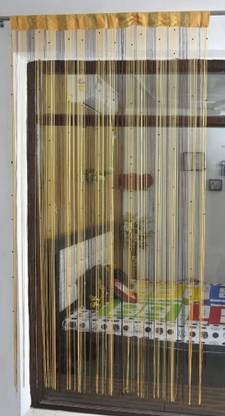 Radhey Radhey Decor 274 cm (9 ft) PVC Room Darkening Long Door Curtain Single Curtain