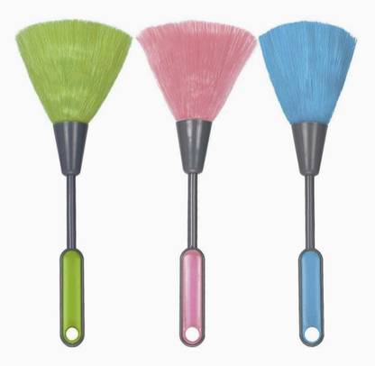 DLM Mini Electrostatic Soft Screen Whisk Car Dashboard Laptop Keyboard Desk Computer Printer Cleaning Brush Mini Duster Cleaner Anti-Static Screen Sweeper Broom Dry Duster