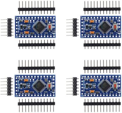 Grahikum Pro Mini Atmega168 Mini Atmega168 Crystal Oscillator Board Module 16M 5V for Arduino Nano Replace Atmega328(Pack of 4) Micro Controller Board Electronic Hobby Kit