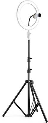 Webilla Selfie Ring Light LED Circle Phone Holder Tripod Stand for iPhone, Android - Great for Live Stream, Makeup/Beauty, Tiktok, YouTube, Video Recording, Studio/Photography Lighting Ring Flash