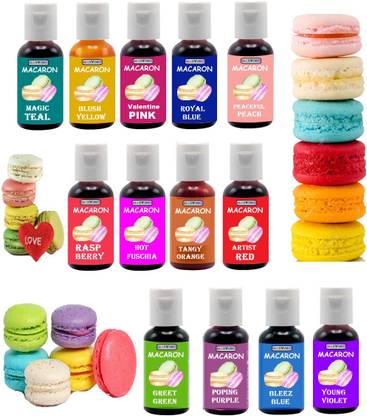 Marvino Macaron Color, Food Colours Set of 13 Multicolor