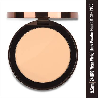 COLORBAR 24Hrs Wear Weightless Powder Foundation, Natural PF003 Foundation