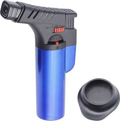 Triangle Ant Turbo Strong Flame Gas Butane Refillable Torch Lighter with Butane Window Gadgets for Men Pocket Lighter